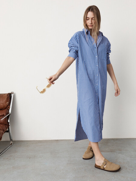 Sahra Maxi Shirt Dress