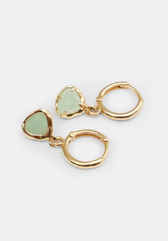 Amelie Semi Precious Teardrop Earrings