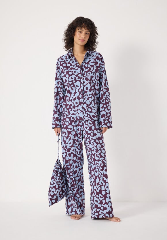 Brushed Cotton Animal Print Pyjamas