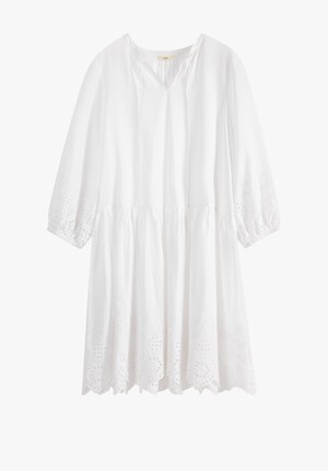 Soleil Broderie Smock Dress