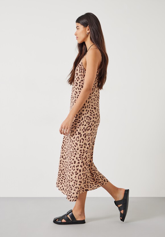 Eloise Leopard Maxi Slip Dress