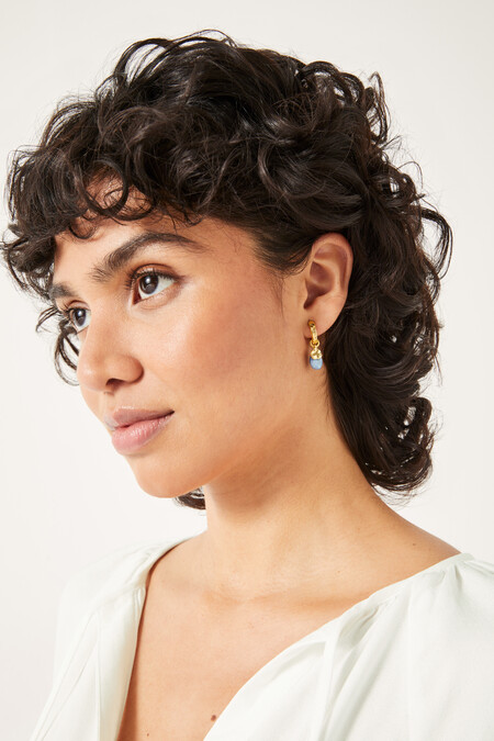 Adeline Semi Precious Drop Earrings