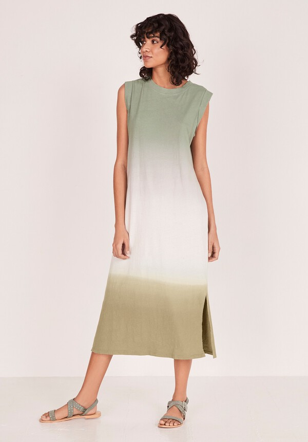 Colour Block Jersey Dress
