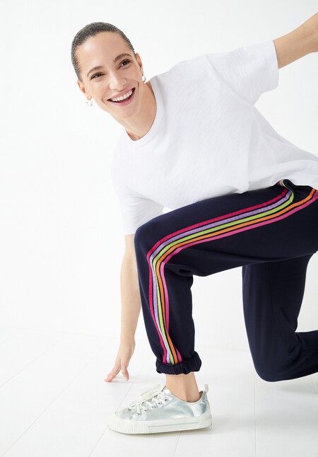 Carrie Rainbow Joggers