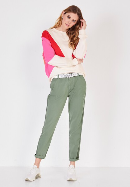 Colourblock Oversized Sweatshirt