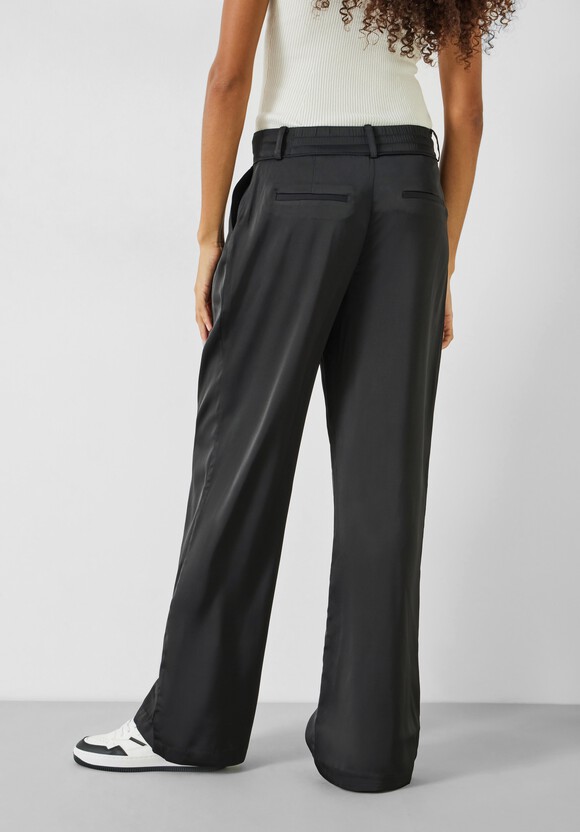 Cecilly Satin Wide Leg Trousers