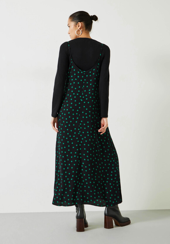 Eloise Polka Dot Maxi Slip Dress