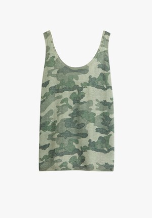 Scoop Printed Metallic Vest