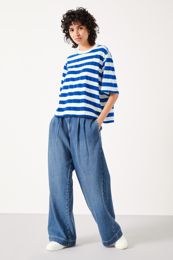 Striped Boxy T-Shirt, now £31, Hush