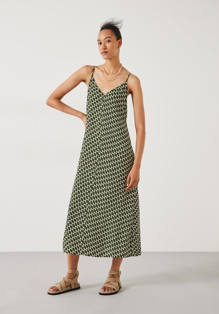 Eloise Printed Maxi Slip Dress