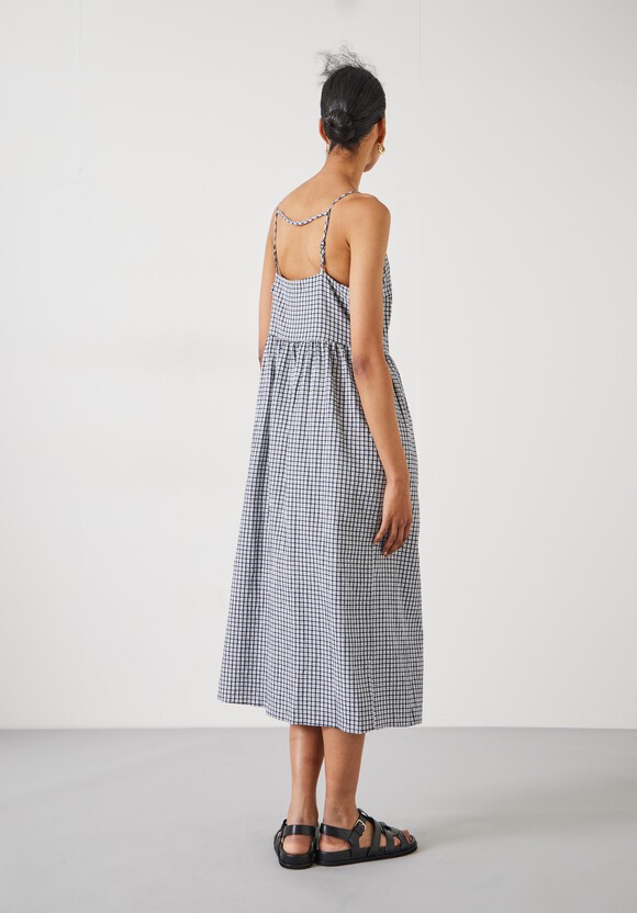 Callie Check Midi Dress