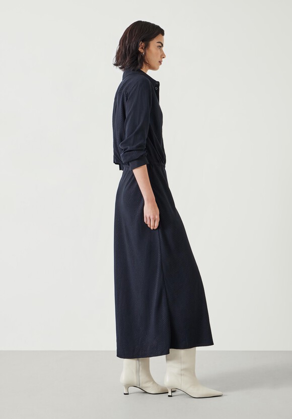 Martina Pinstripe Midi Dress