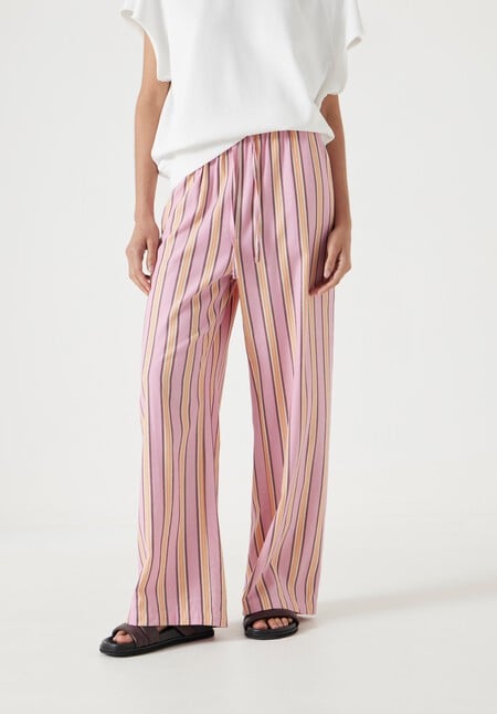 Cotton Stripe Trousers