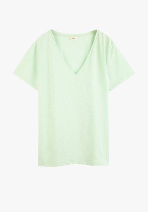 Cali Cotton Slub V Tee