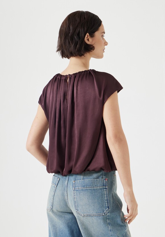 Satin Circular Top
