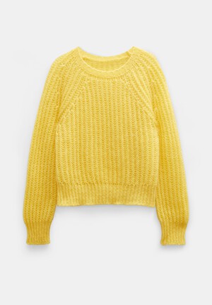 Tabby Fluffy Jumper With Mohair