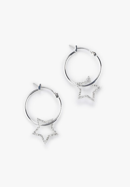 Mia Star Hoop Earrings