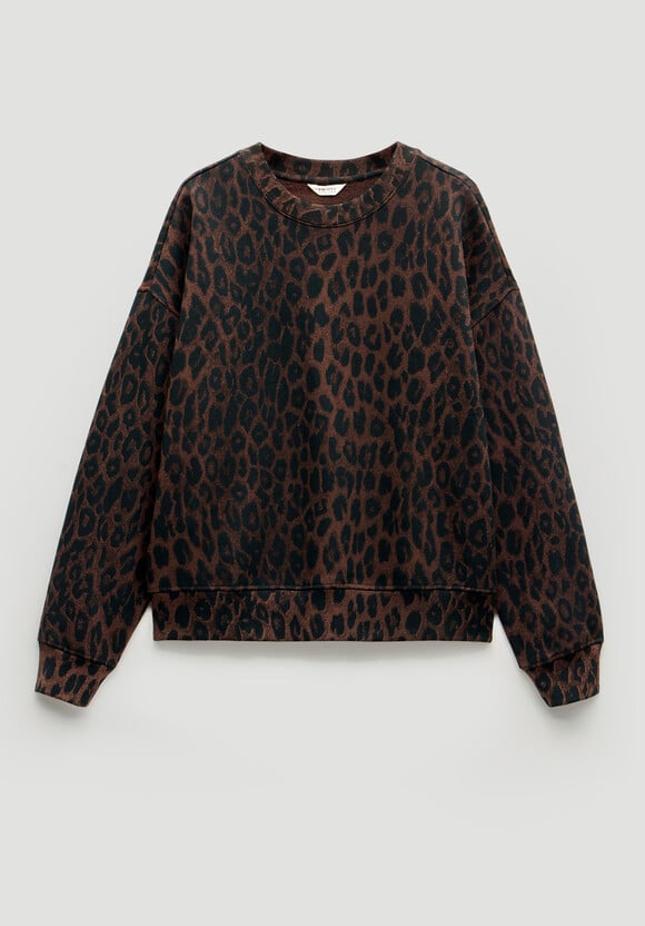 Leopard Print Sweatshirt