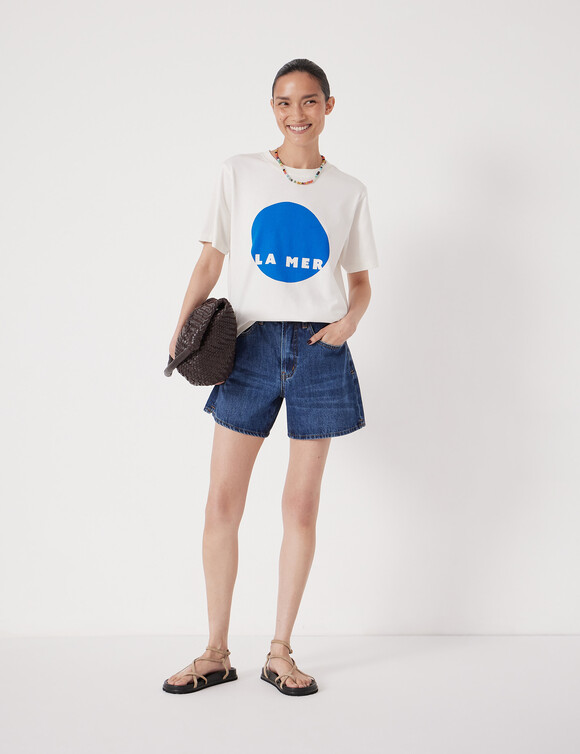 La Mer Graphic Cotton T-Shirt