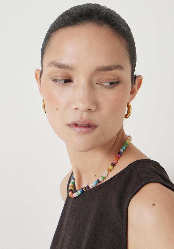 Semi-Precious Beaded Necklace