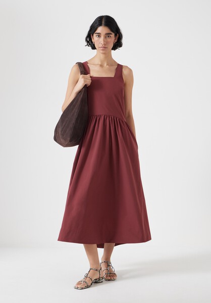 Romi Technical Sleeveless Midi Ballerina Dress