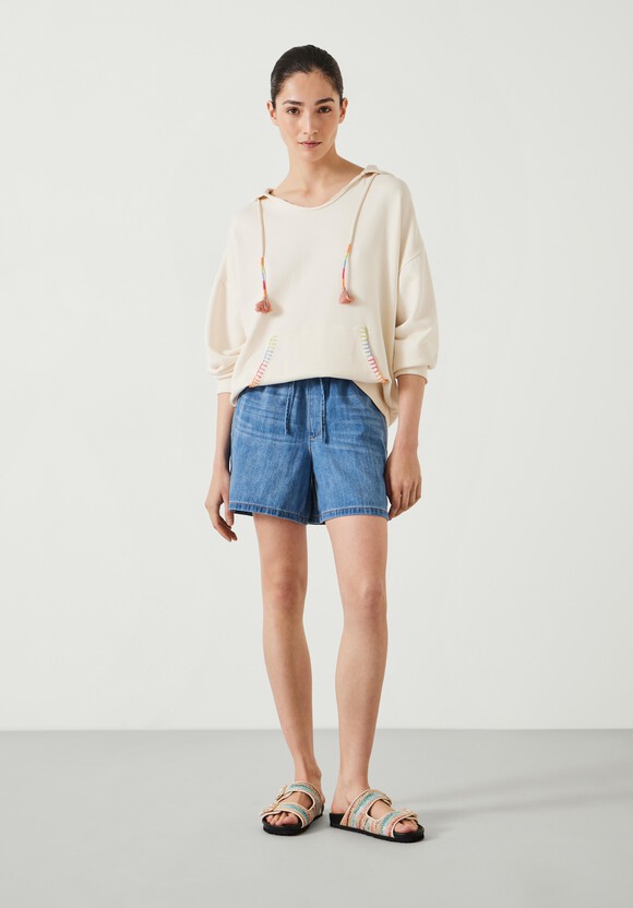 Sandy Stitch Detail Hoodie