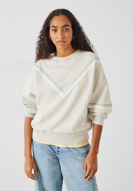 Winona Chervon Stripe Sweatshirt