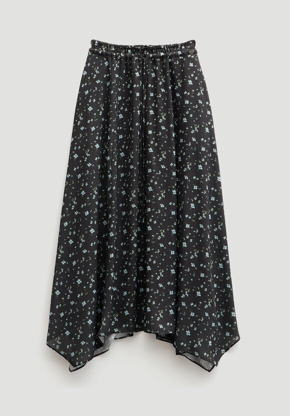 Kaia Chiffon Hanky Hem Skirt