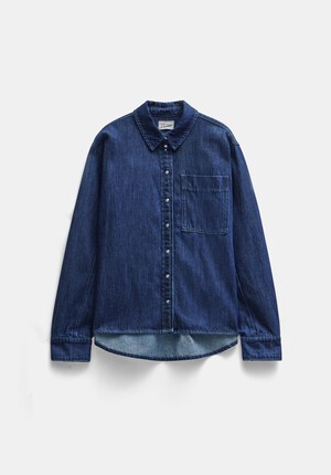 Sequin Detail Denim Shirt