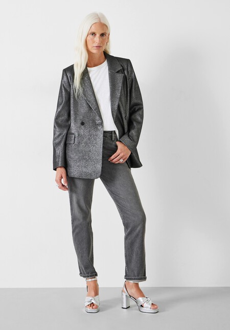 Hazel Metallic Blazer