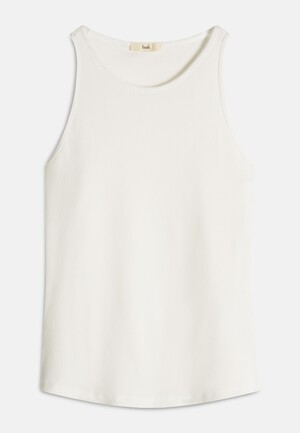 Ribbed Scooped Vest
