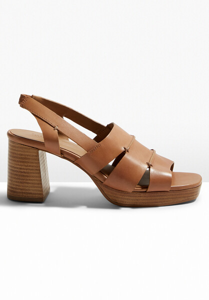 Fiona Leather Platform Sandals