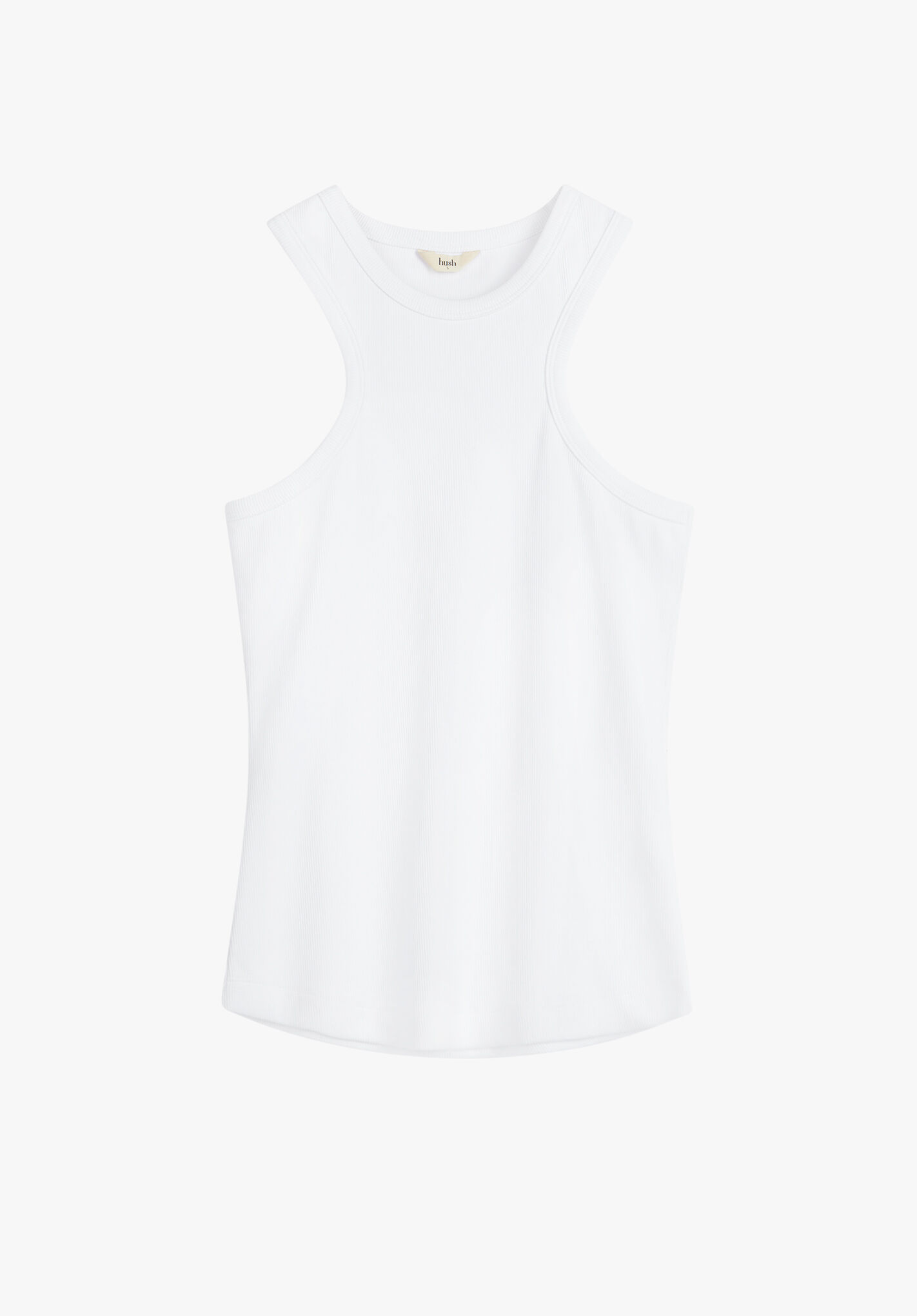 Racer Ribbed Tank Top