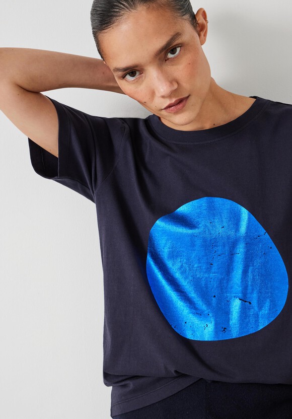 Metallic Graphic T-Shirt
