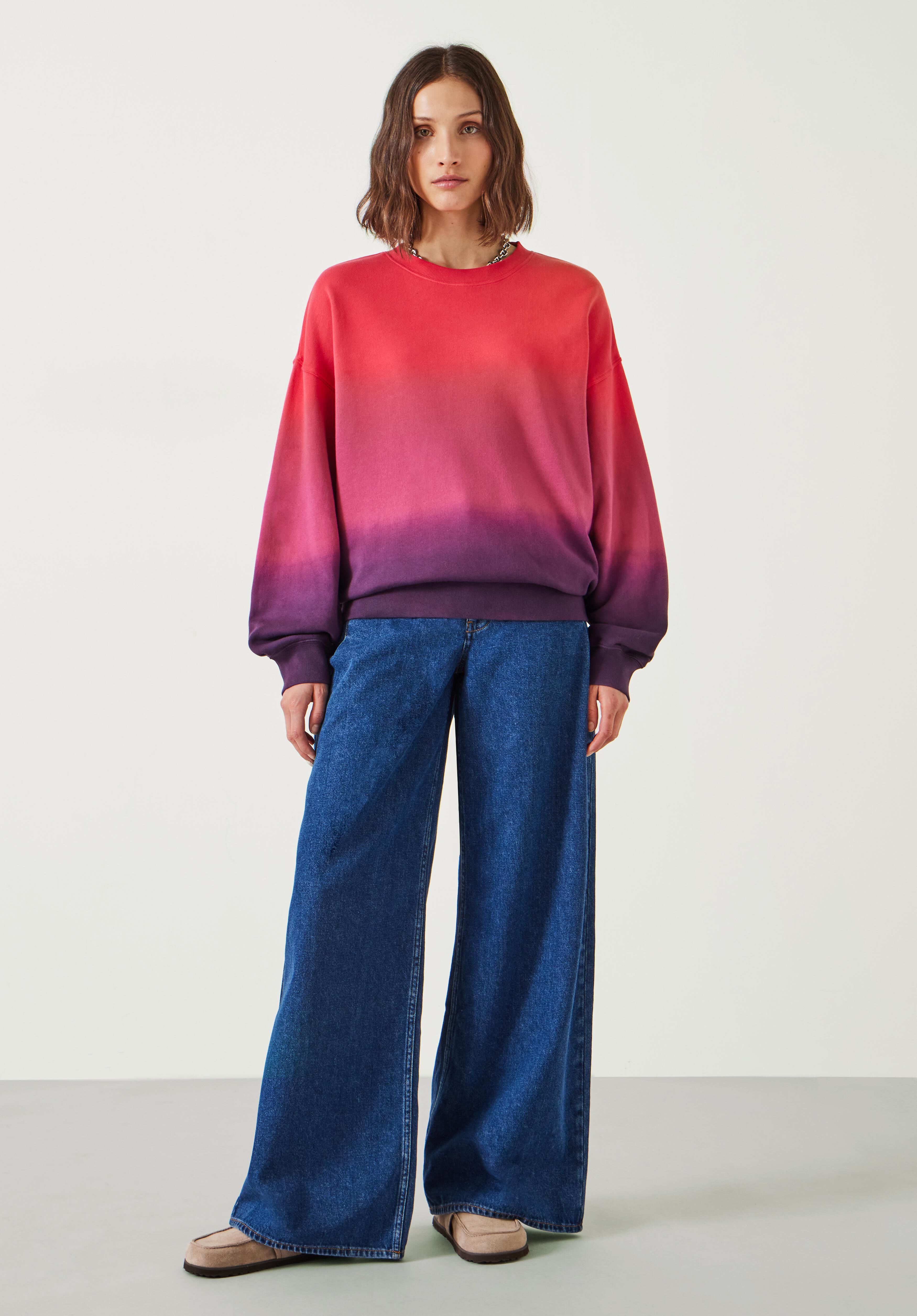 Ombre Quaden Oversized Sweatshirt | Pink Mix | hush