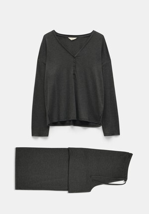 Elmir Henley Jersey Pyjamas