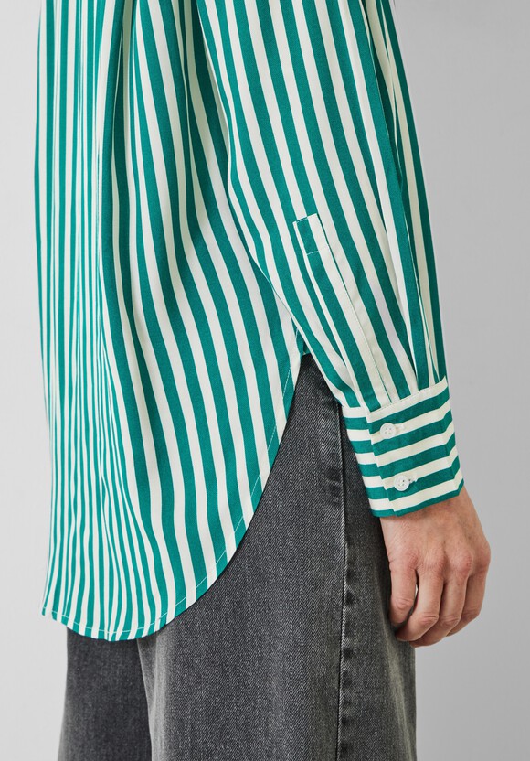 Emely Oversized Stripe Fluid Shirt