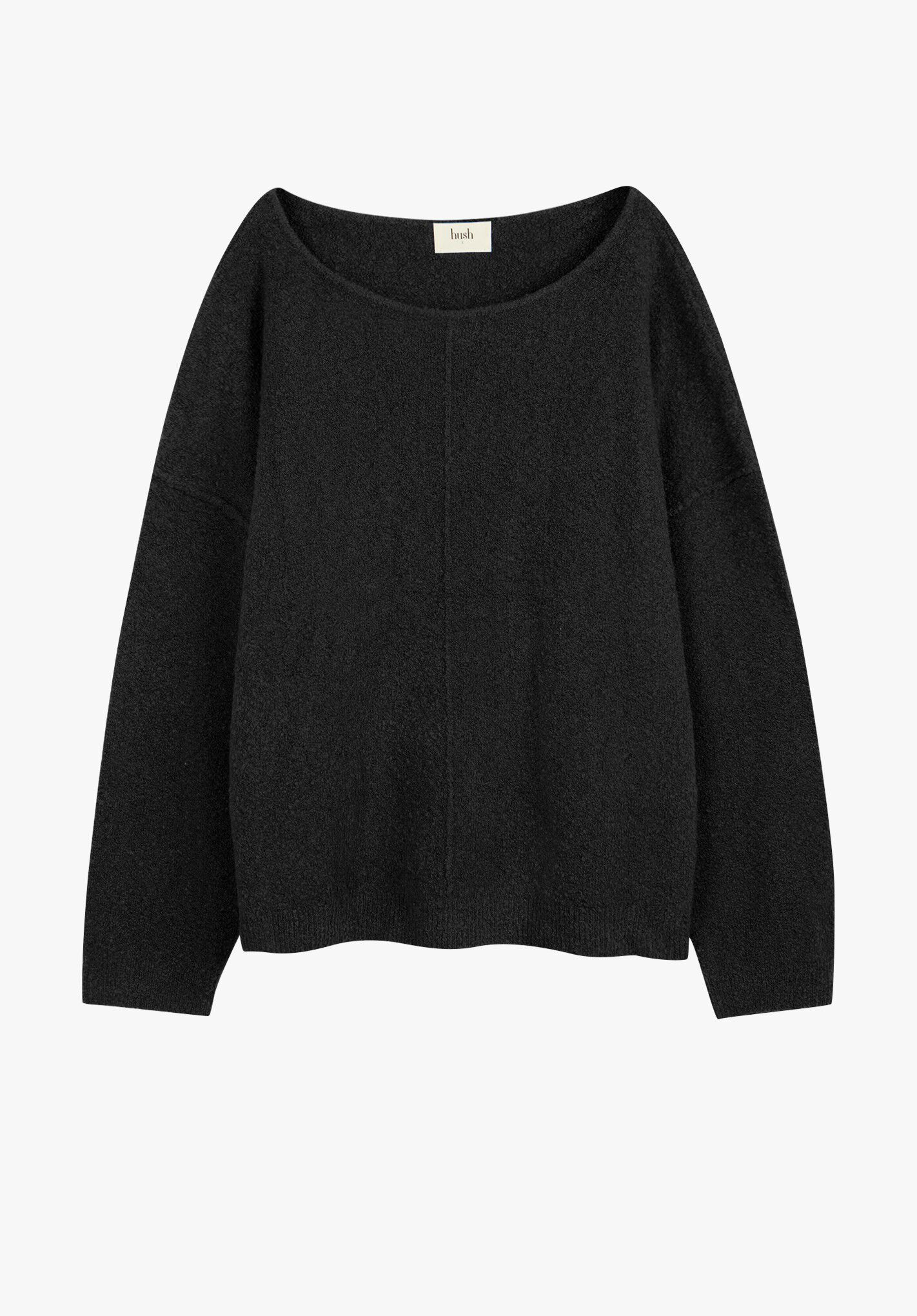 Lilly Slouchy Jumper Black hush
