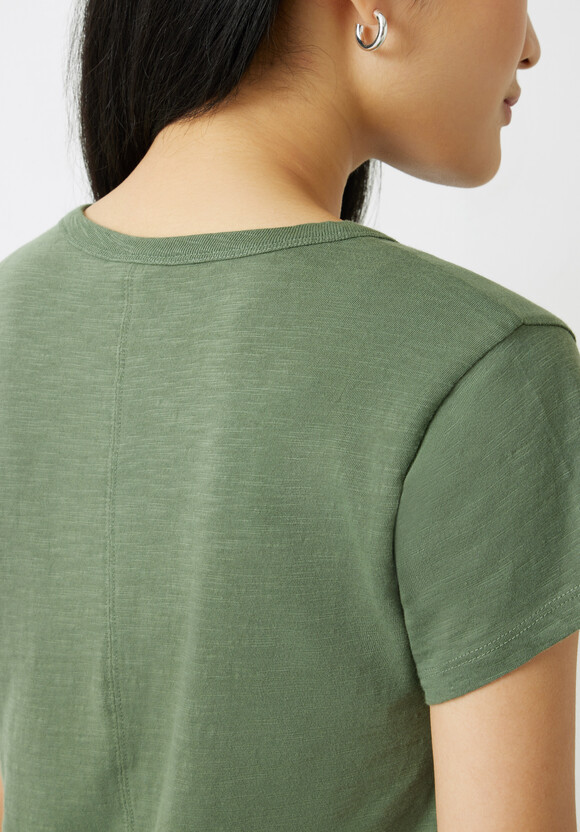 Slim Fit Slub Crew T-Shirt