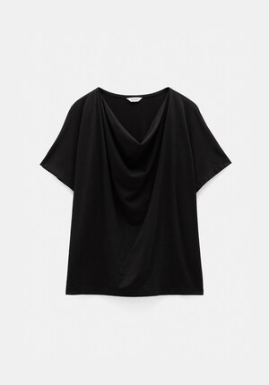 Cowl Neck T-Shirt