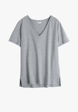 Cali Cotton Slub V Tee