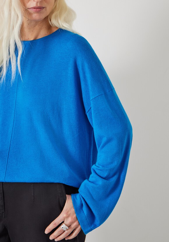 Fleur Wide Sleeve Wool Jumper