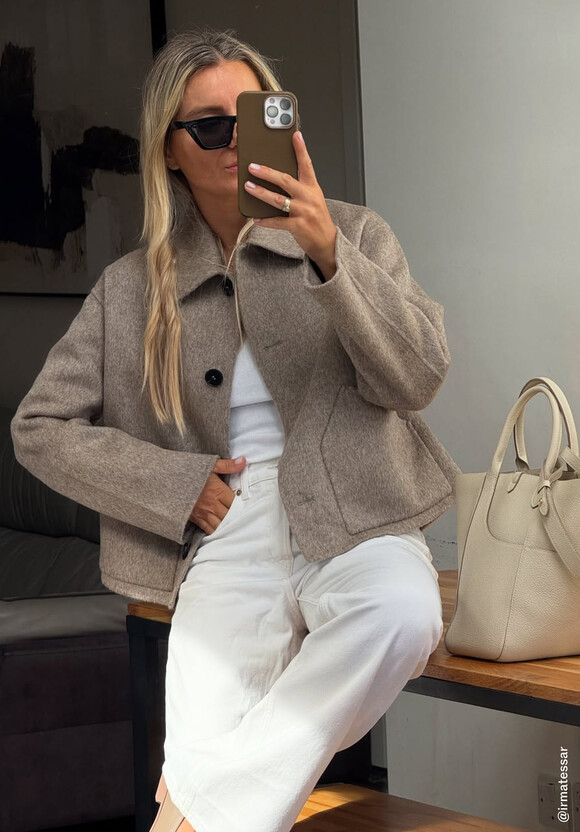 Pure Wool Double Faced Jacket