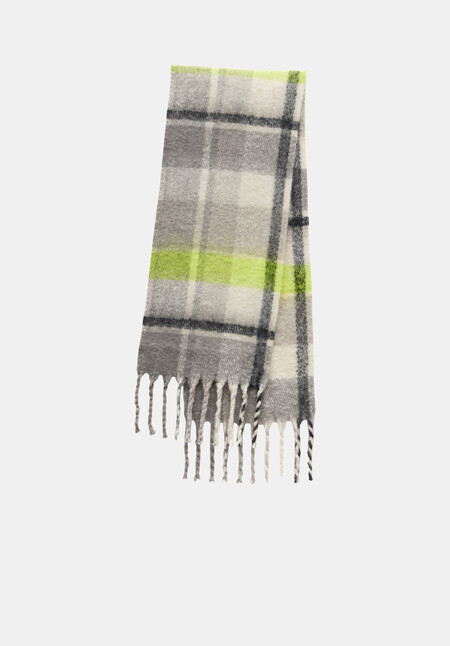 Amber Check Scarf