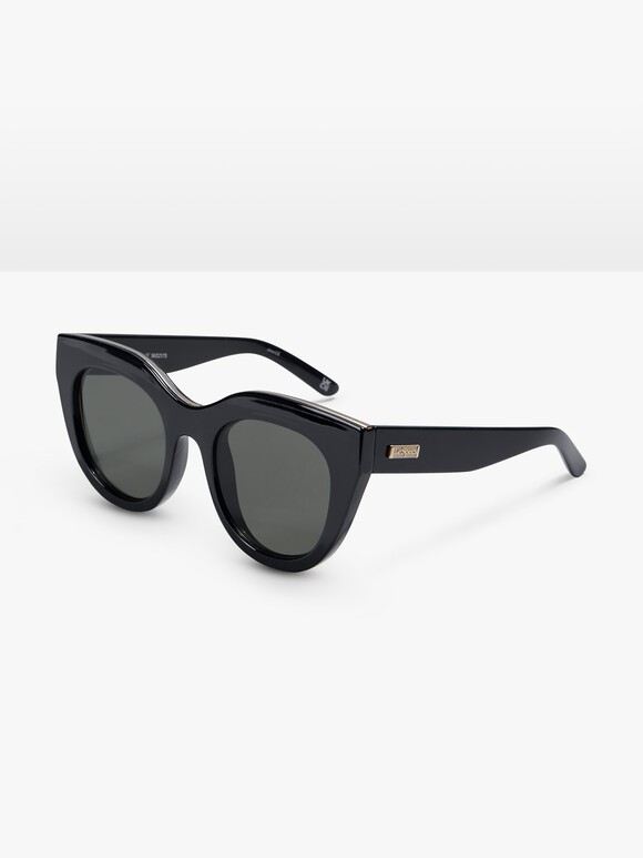 Le Specs Air Heart Sunglasses | Black | hush