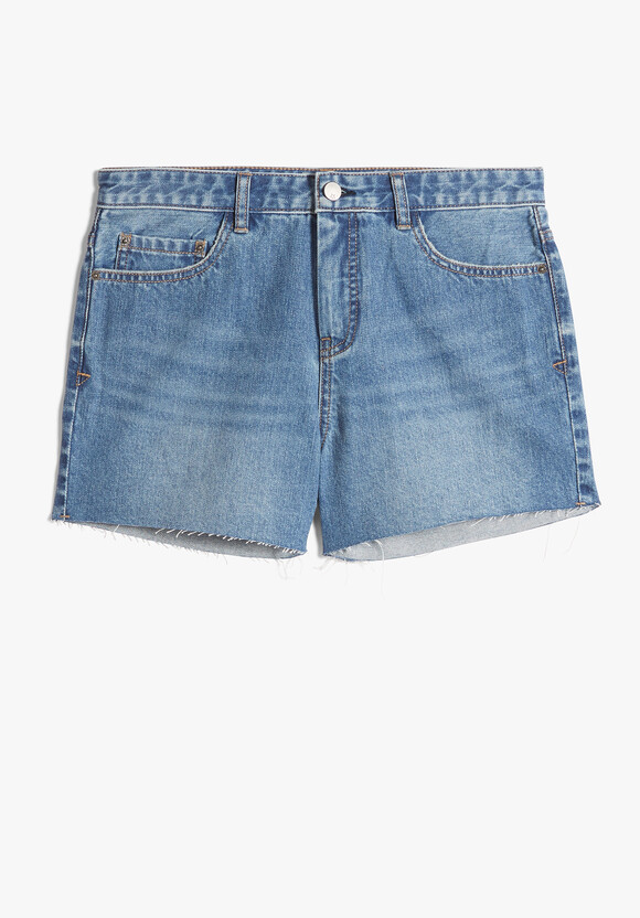 Carys Raw Hem Denim Shorts