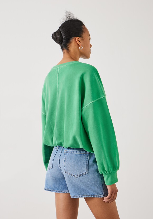 Blanca Oversized Bubble Hem Sweatshirt