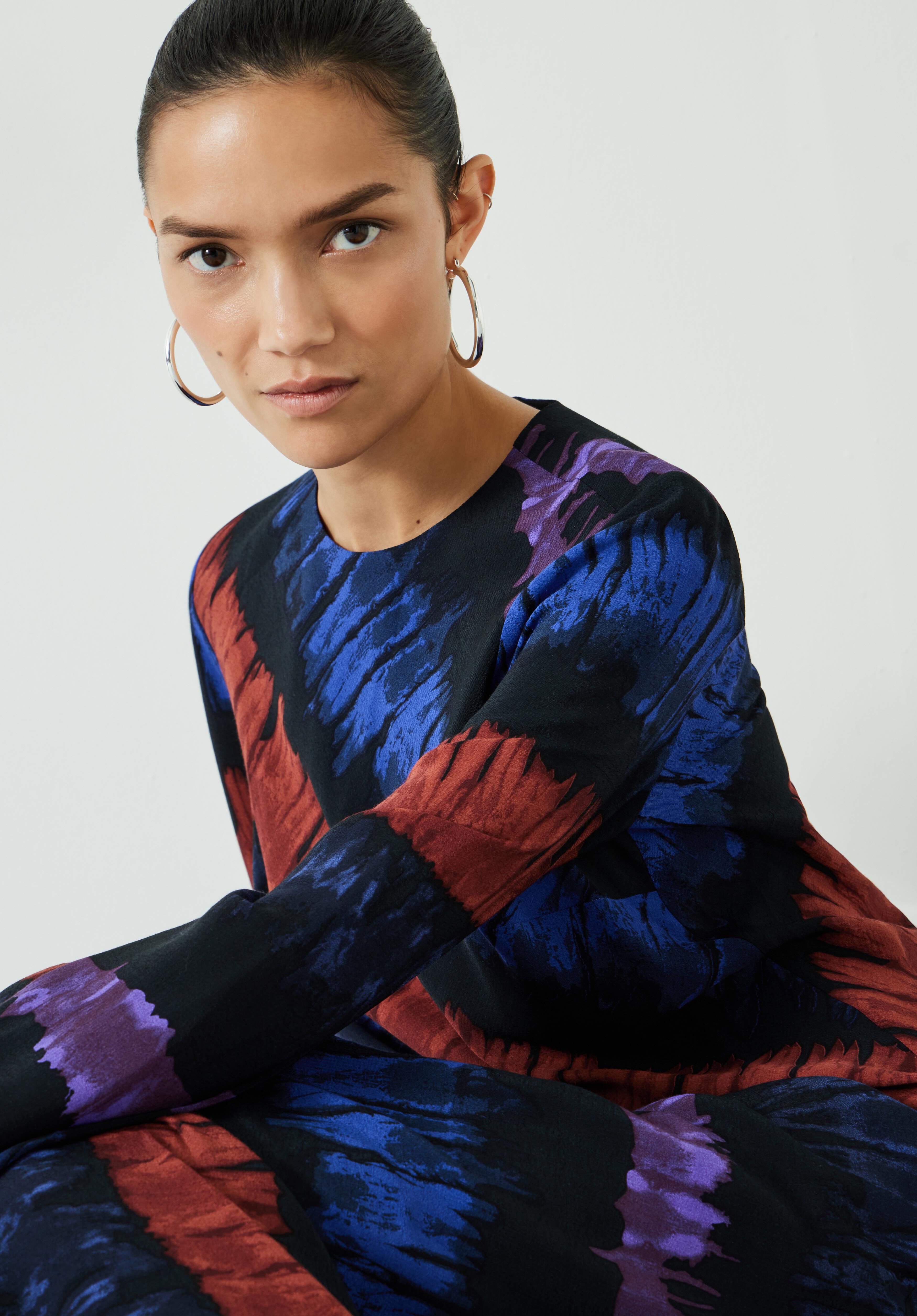 American twist tie dye maxi dress hot sale