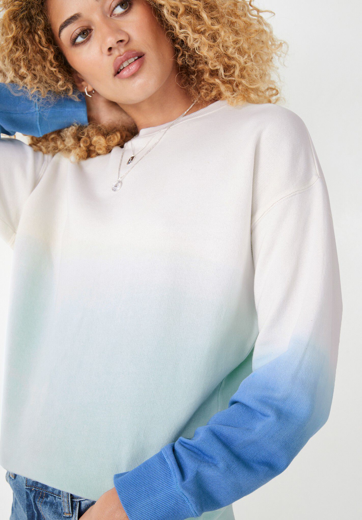Ombre sweatshirt sale