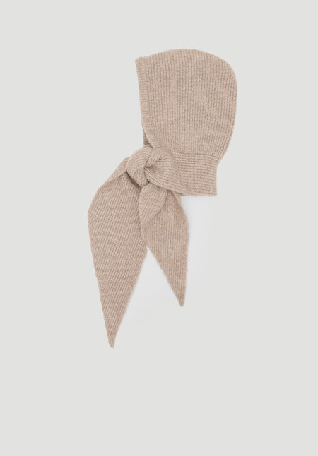 Knitted Hooded Scarf